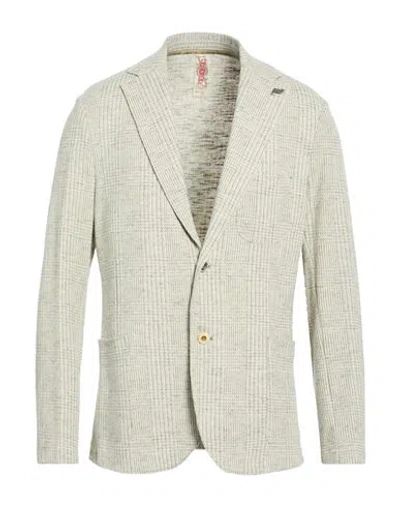 Bob Man Blazer Light Green Size 40 Cotton, Polyester, Linen