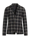 Bob Man Blazer Midnight Blue Size 38 Acrylic, Virgin Wool, Polyester In Blue