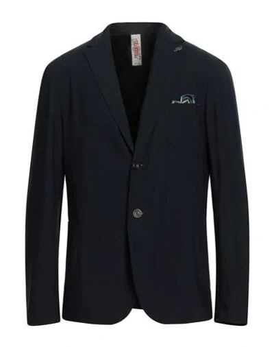 Bob Man Blazer Midnight Blue Size 42 Polyamide, Elastane