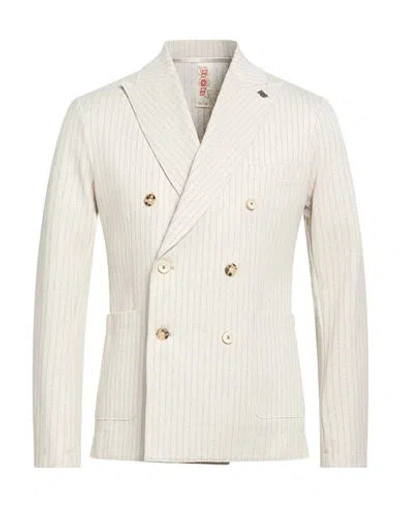 Bob Man Blazer Off White Size 40 Polyester, Polyamide, Cotton, Elastane