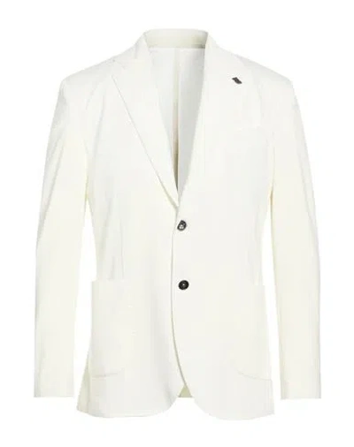 Bob Man Blazer Off White Size 42 Viscose, Polyamide, Elastane