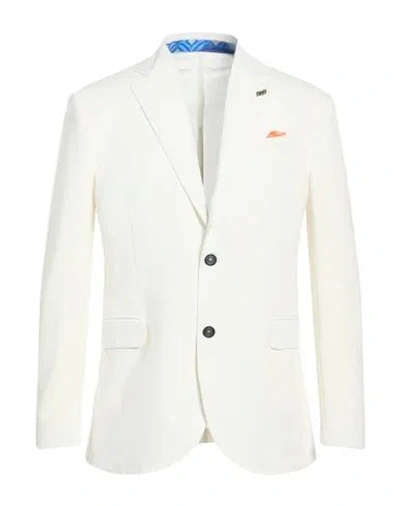 Bob Man Blazer Off White Size 48 Polyester