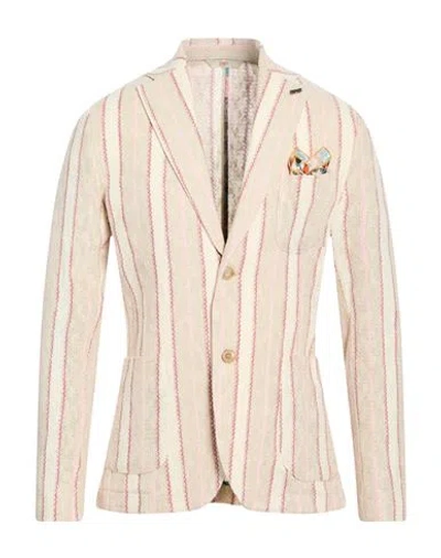 Bob Man Blazer Pink Size 44 Cotton, Polyester
