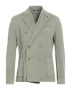 Bob Man Blazer Sage Green Size 44 Cotton, Elastane