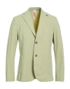 Bob Man Blazer Sage Green Size 44 Polyamide, Elastane In Green