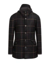 Bob Man Coat Dark Brown Size 42 Polyester, Acrylic, Virgin Wool, Elastane