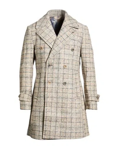 Bob Man Coat Light Grey Size 40 Acrylic, Virgin Wool, Polyester