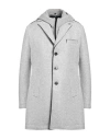 Bob Man Coat Light Grey Size 44 Polyester, Acrylic, Virgin Wool, Elastane