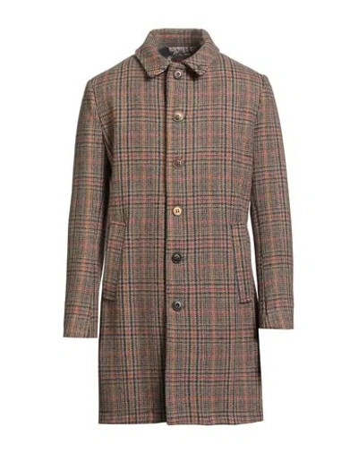 Bob Man Coat Taupe Size 44 Wool