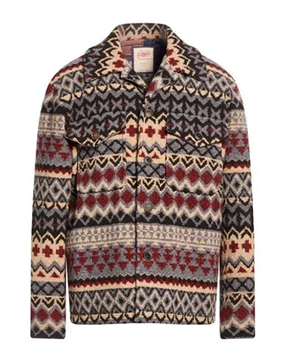 Bob Man Jacket Azure Size 46 Polyester, Viscose, Virgin Wool In Blue