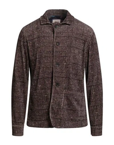 Bob Man Jacket Brown Size 40 Polyester, Elastic Fibres