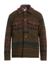 Bob Man Jacket Brown Size 46 Polyester, Viscose, Virgin Wool