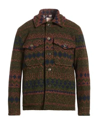 Bob Man Jacket Brown Size 46 Polyester, Viscose, Virgin Wool