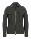 Bob Man Jacket Military Green Size 44 Polyester, Polyacrylic, Wool, Elastane