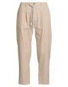 Bob Man Pants Beige Size 32 Cotton, Polyester, Polyacrylic In Neutral