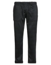 Bob Man Pants Black Size 36 Polyester, Viscose, Elastane In Black