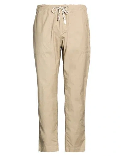 Bob Man Pants Khaki Size 30 Cotton, Elastane In Beige
