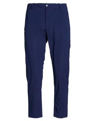 Bob Man Pants Navy Size 32 Polyamide, Elastane In Multi