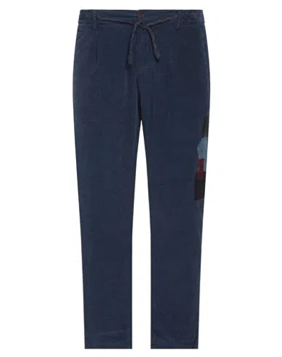 Bob Man Pants Navy Size 36 Cotton, Elastane