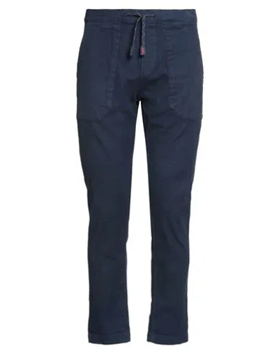 Bob Man Pants Navy Size 36 Cotton, Elastane