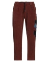 Bob Man Pants Rust Size 38 Cotton, Elastane In Red