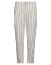 Bob Man Pants White Size 38 Cotton, Polyester, Polyamide