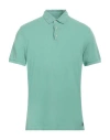 Bob Man Polo Shirt Light Green Size Xl Cotton, Elastane