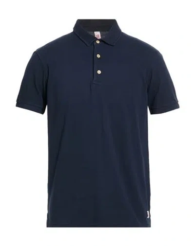 Bob Man Polo Shirt Midnight Blue Size L Cotton