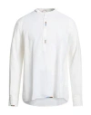 Bob Man Shirt Ivory Size Xxl Linen, Cotton In White