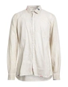 Bob Man Shirt Sand Size Xxl Linen, Cotton In Neutral