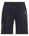 Bob Man Shorts & Bermuda Shorts Midnight Blue Size 30 Cotton, Elastane
