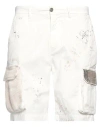 Bob Man Shorts & Bermuda Shorts Off White Size 36 Cotton, Elastane