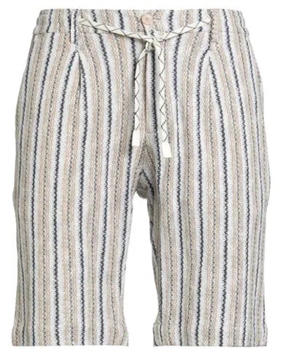 Bob Man Shorts & Bermuda Shorts Sand Size 36 Cotton, Polyester In Neutral