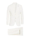 Bob Man Suit Ivory Size 38 Polyester, Viscose, Elastane In White