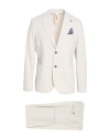 Bob Man Suit Light Grey Size 36 Polyamide, Elastane In White