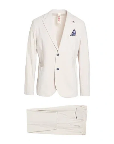 Bob Man Suit Light Grey Size 36 Polyamide, Elastane In White