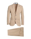 Bob Man Suit Sand Size 36 Polyester, Viscose, Elastane In Pink