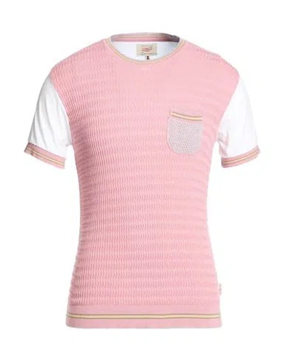 Bob Man Sweater Antique Rose Size L Cotton In Pink