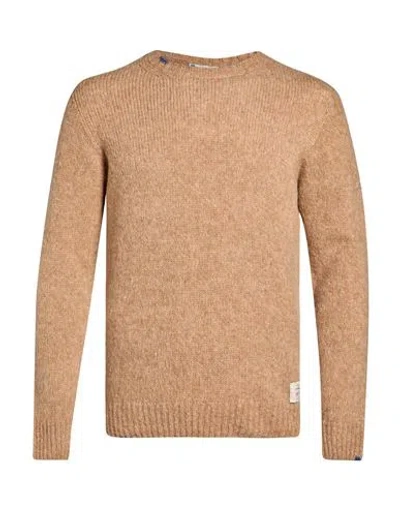 Bob Man Sweater Beige Size L Wool, Alpaca Wool, Polyamide In Neutral