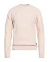 Bob Man Sweater Blush Size Xl Virgin Wool In Neutral