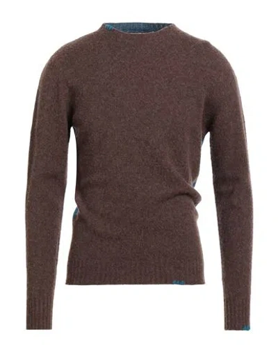 Bob Man Sweater Brown Size L Wool