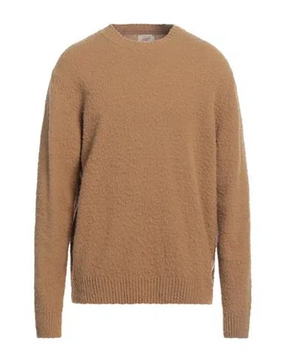 Bob Man Sweater Camel Size Xxl Wool, Polyamide