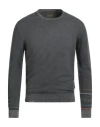 Bob Man Sweater Charcoal Size Xxl Virgin Wool