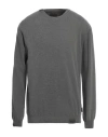 Bob Man Sweater Grey Size Xl Wool, Polyamide In Grey