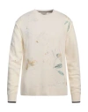 Bob Man Sweater Ivory Size Xxl Wool, Viscose, Polyamide, Cashmere