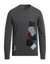 Bob Man Sweater Lead Size S Wool, Viscose, Polyamide, Cashmere