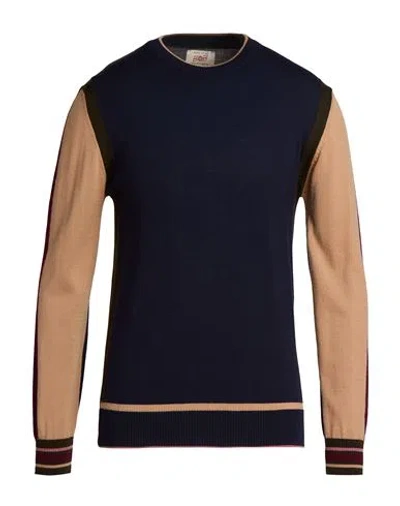 Bob Man Sweater Midnight Blue Size L Wool, Acrylic