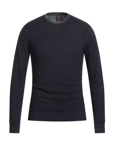 Bob Man Sweater Midnight Blue Size M Virgin Wool