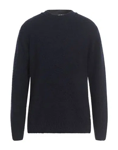 Bob Man Sweater Midnight Blue Size Xl Wool, Polyamide