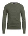 Bob Man Sweater Military Green Size M Virgin Wool
